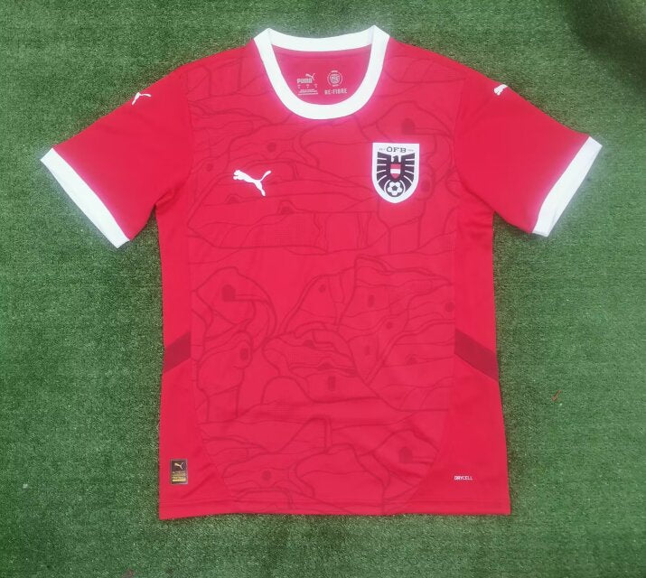 Austria Home Soccer Jersey - 2024/25