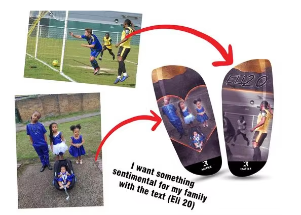 Personalized Custom Soccer Football Shin Guards Pads