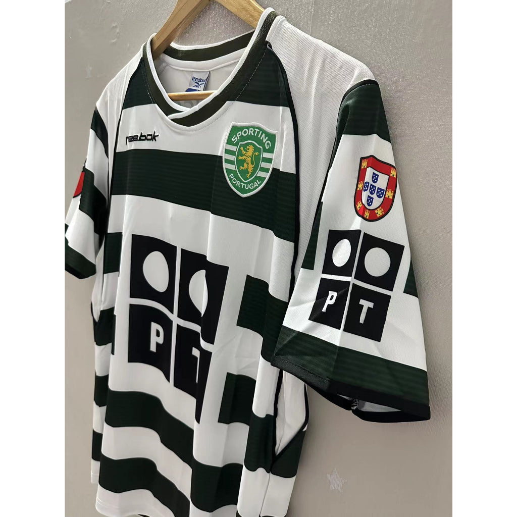 Sporting Lisbon Home Jersey - #28 Cristiano Ronaldo (01-03)