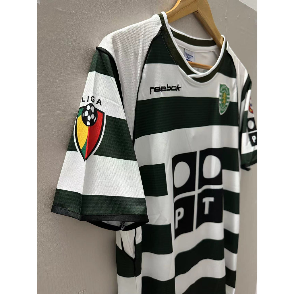 Sporting Lisbon Home Jersey - #28 Cristiano Ronaldo (01-03)