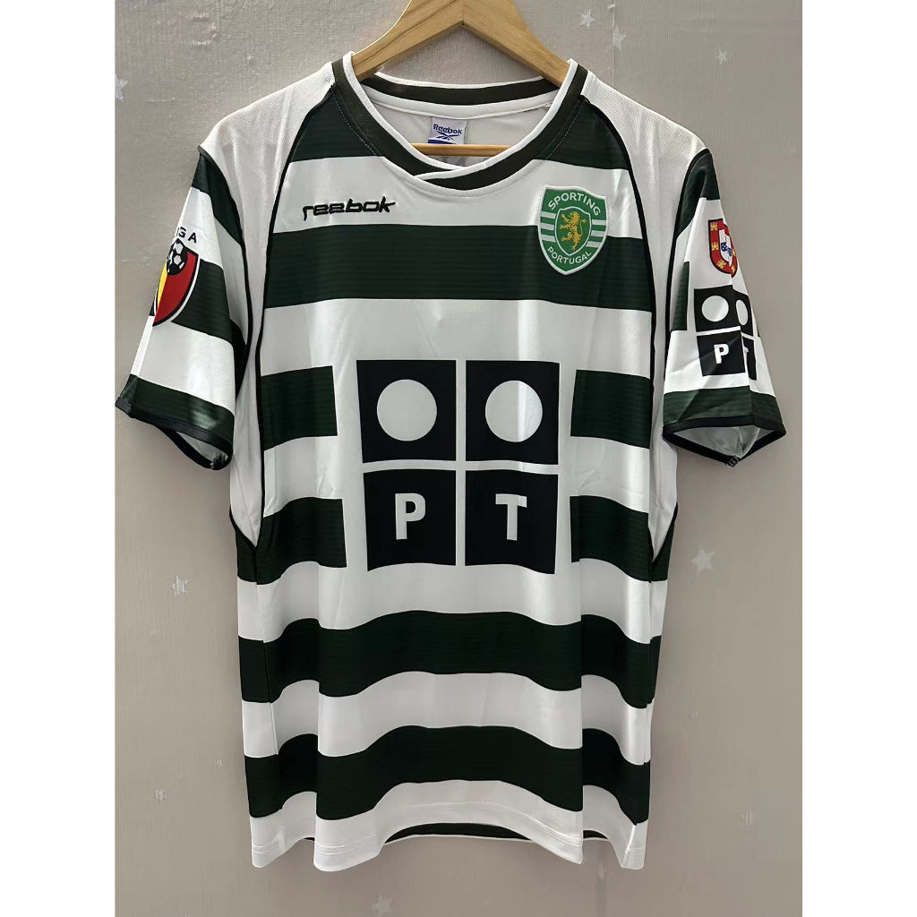 Sporting Lisbon Home Jersey - #28 Cristiano Ronaldo (01-03)