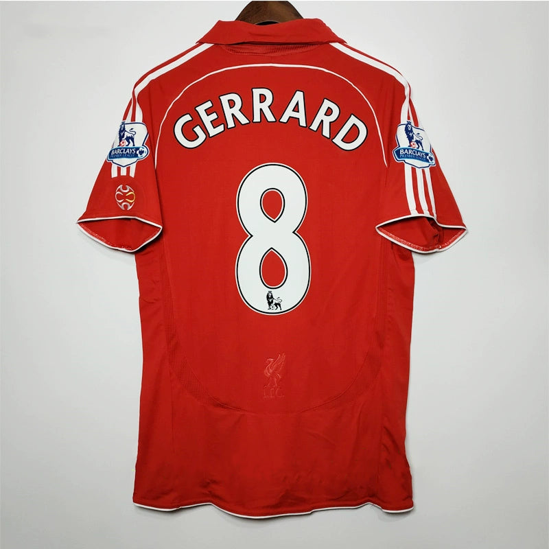 06-07-08 Liver-p TORRES GERRARD Top Quality Home Retro Football Jersey custom T-shirt