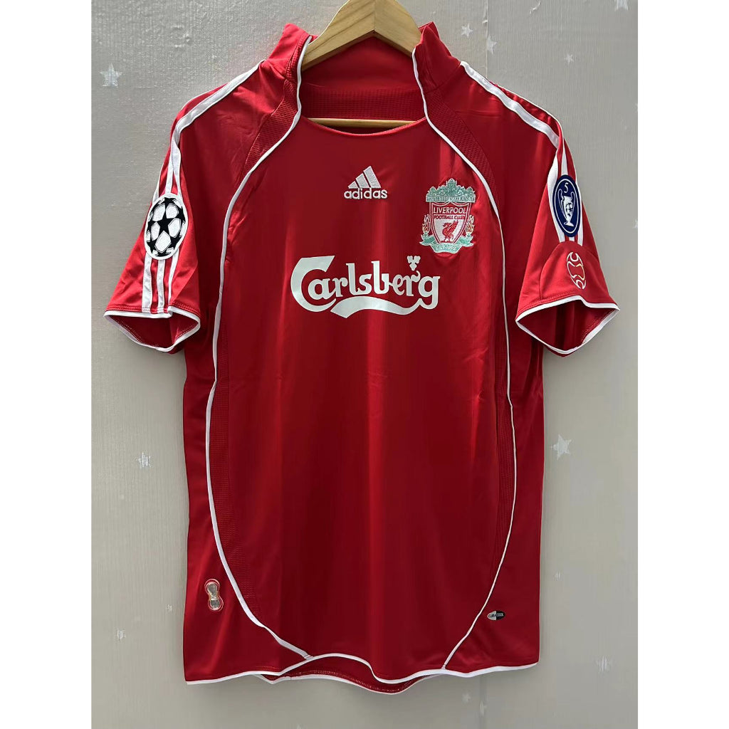 06-07-08 Liver-p TORRES GERRARD Top Quality Home Retro Football Jersey custom T-shirt