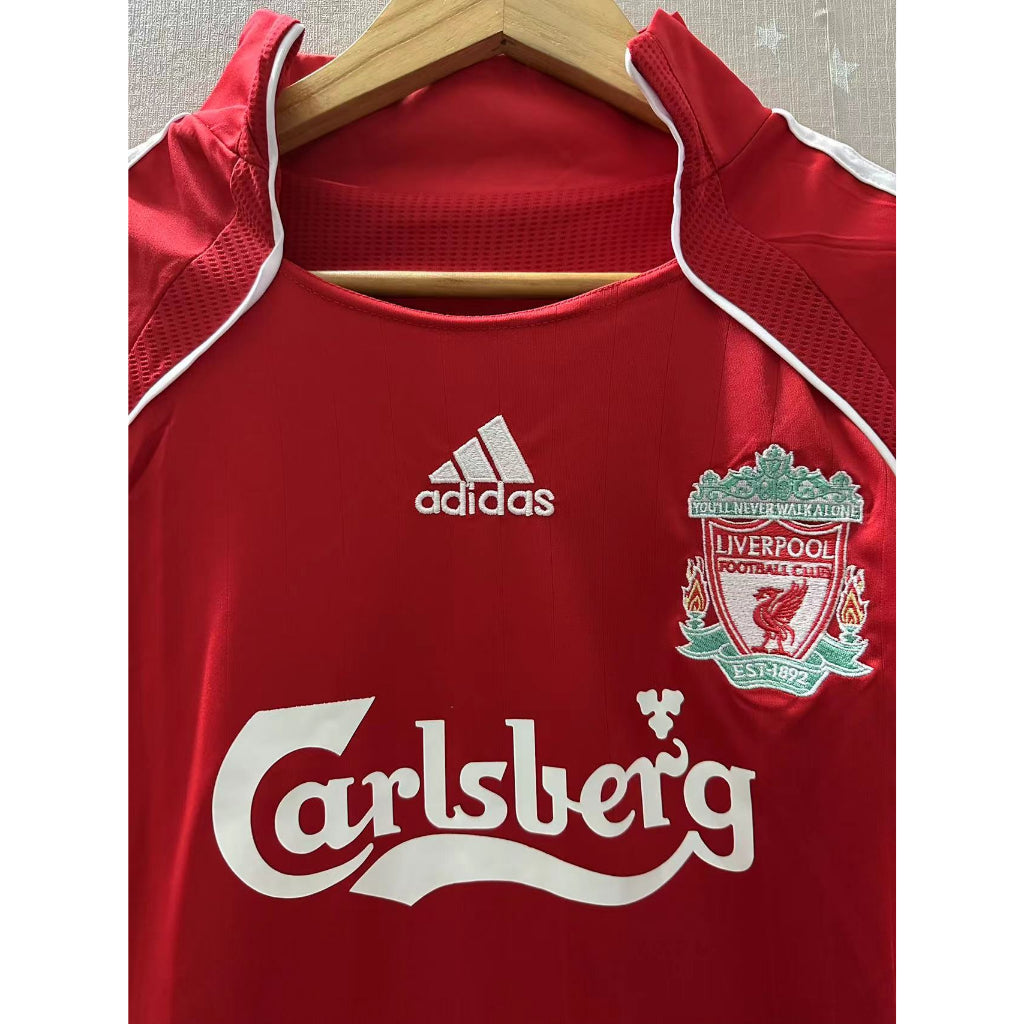 06-07-08 Liver-p TORRES GERRARD Top Quality Home Retro Football Jersey custom T-shirt