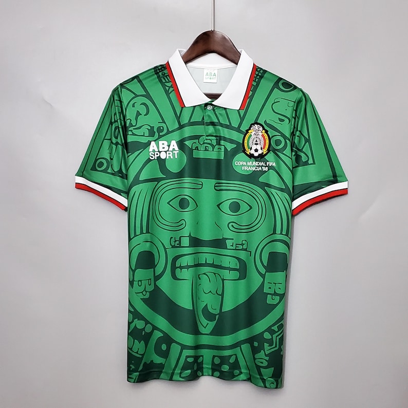 Mexico 1998 Home Jersey - Retro Classic World Cup Shirt - Vintage Mexican Football Kit