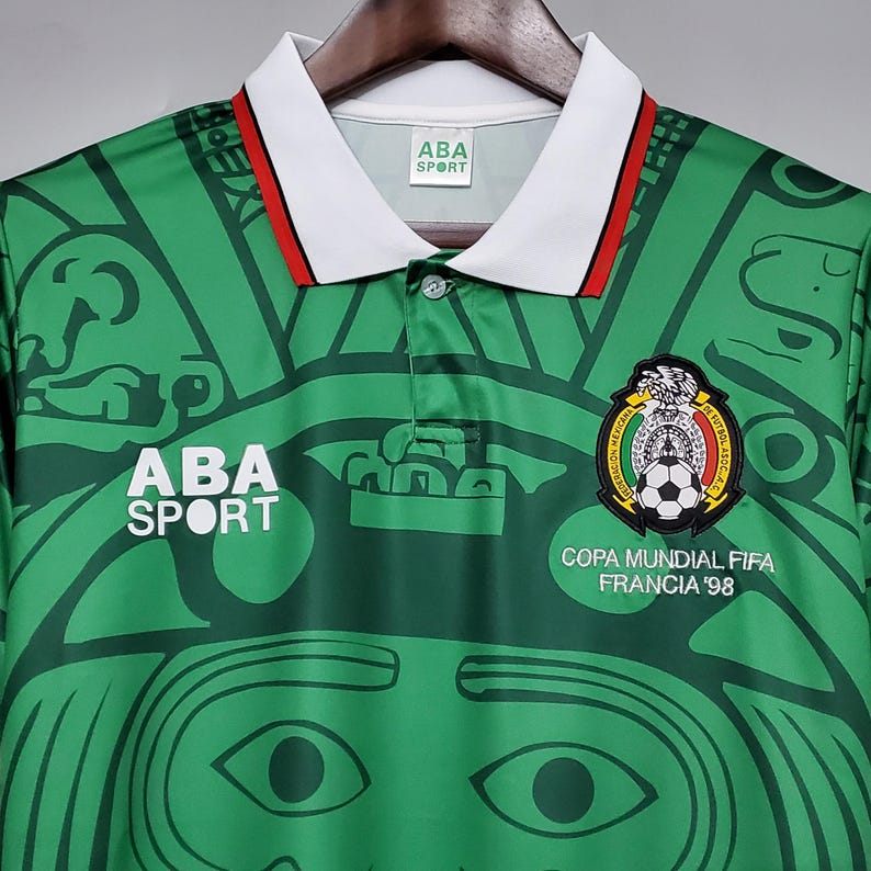 Mexico 1998 Home Jersey - Retro Classic World Cup Shirt - Vintage Mexican Football Kit