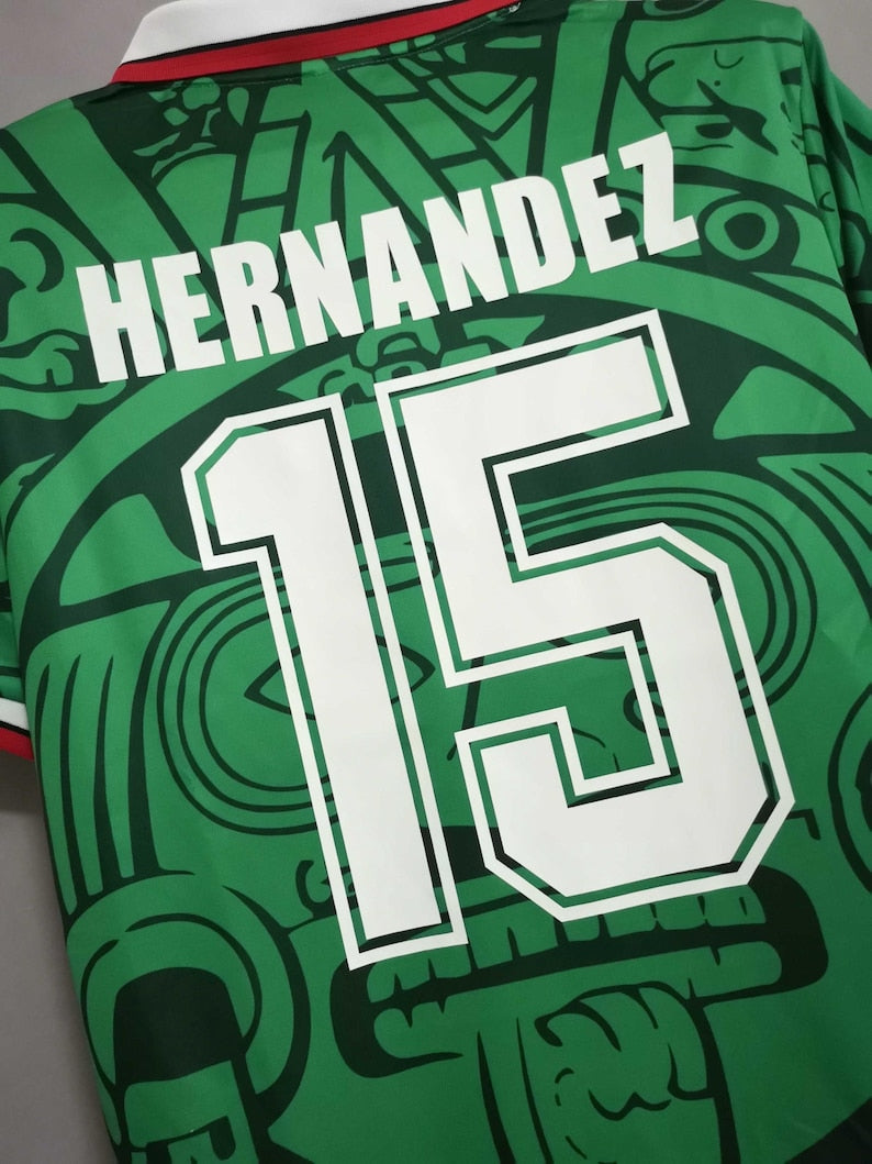 Mexico 1998 Home Jersey - Retro Classic World Cup Shirt - Vintage Mexican Football Kit