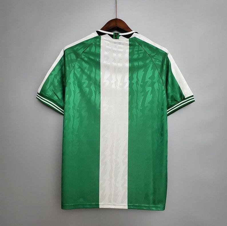 Retro Nigeria 1996 Okocha retro jersey classic shirt , Retro Nigeria Jersey , Retro Football Shirt