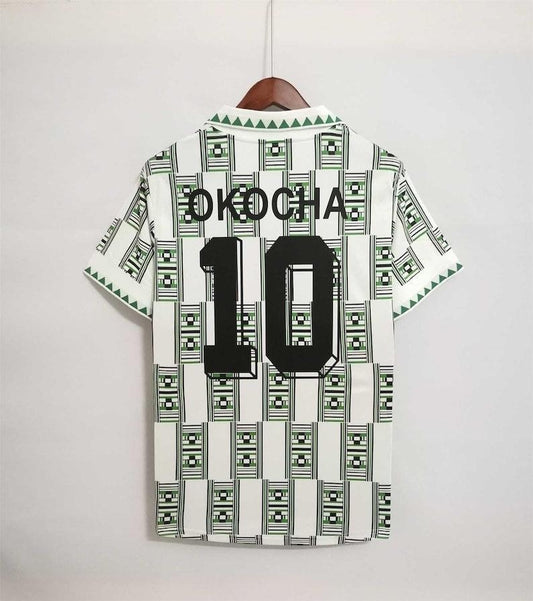 Okocha Jersey Nigeria 1994 World Cup Okocha Vintage Soccer Jersey Retro Classic Football Shirt, Vintage Football Jersey, Nigeria Jersey